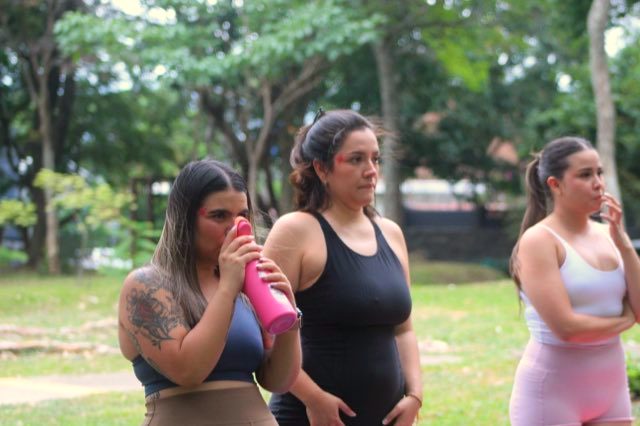 Pausa de agua entre ejercicios