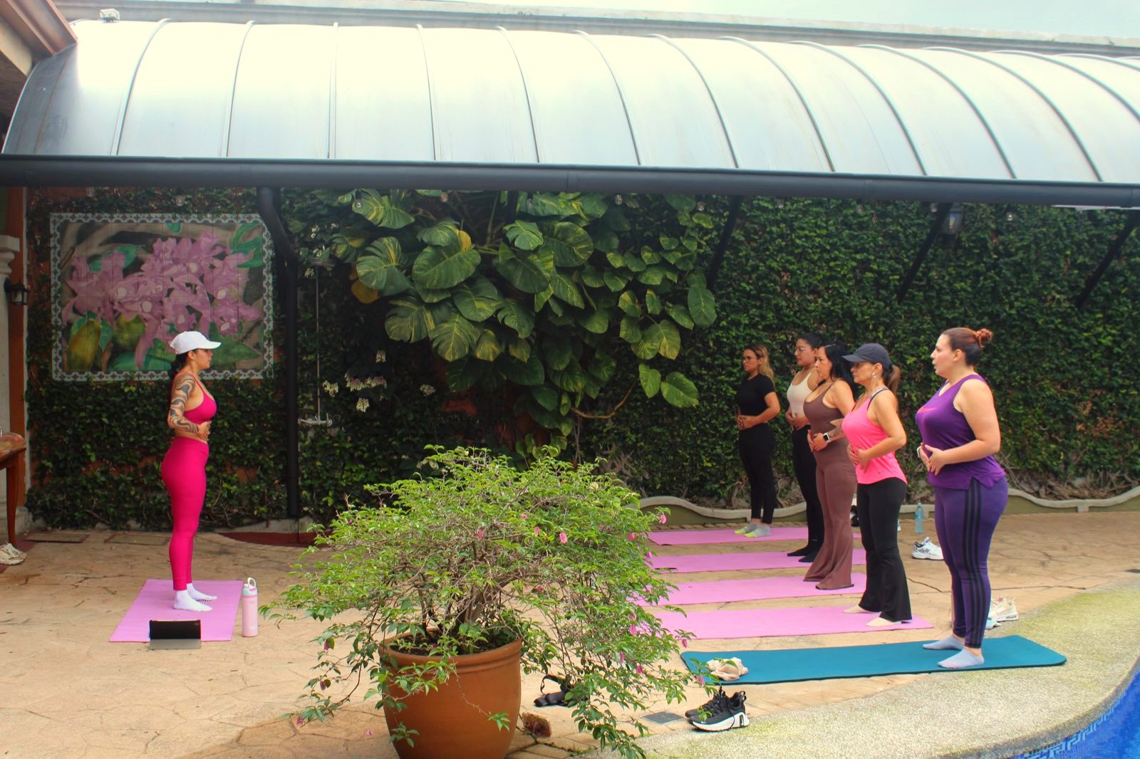 Clase de FlexLab en la zona común de un condominio